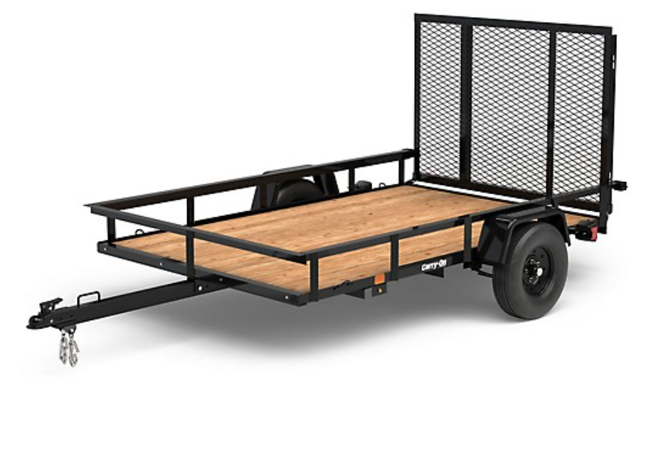 signle axle dump trailer